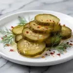 sweet and spicy bread and butter pickles - featured image