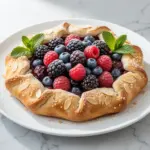 triple berry galette - featured image