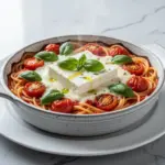 viral baked feta pasta - featured image