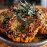 acorn squash with sage butter - featured image