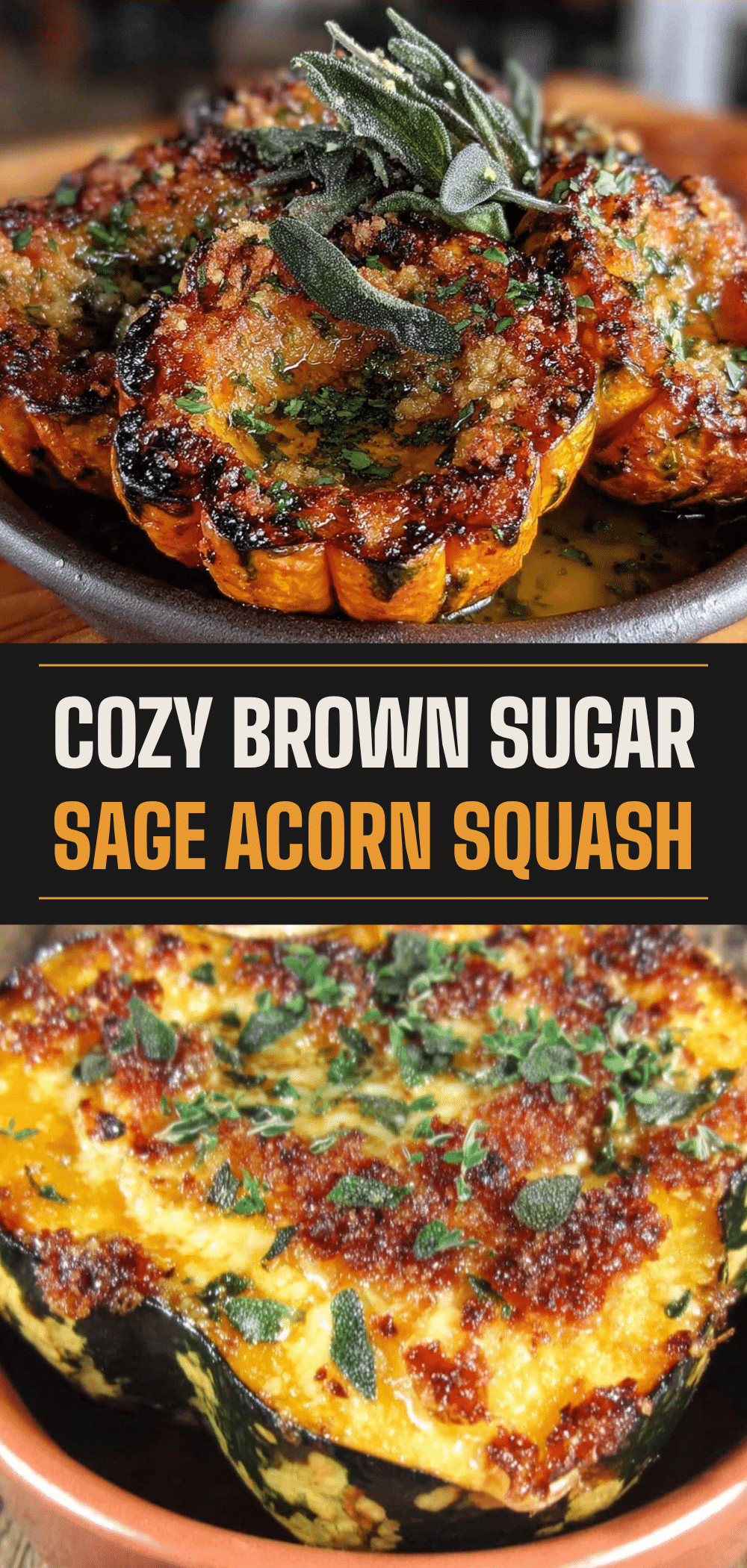 Acorn Squash with Sage Butter: Easy Fall Side Dish 5 acorn squash with sage butter recipe