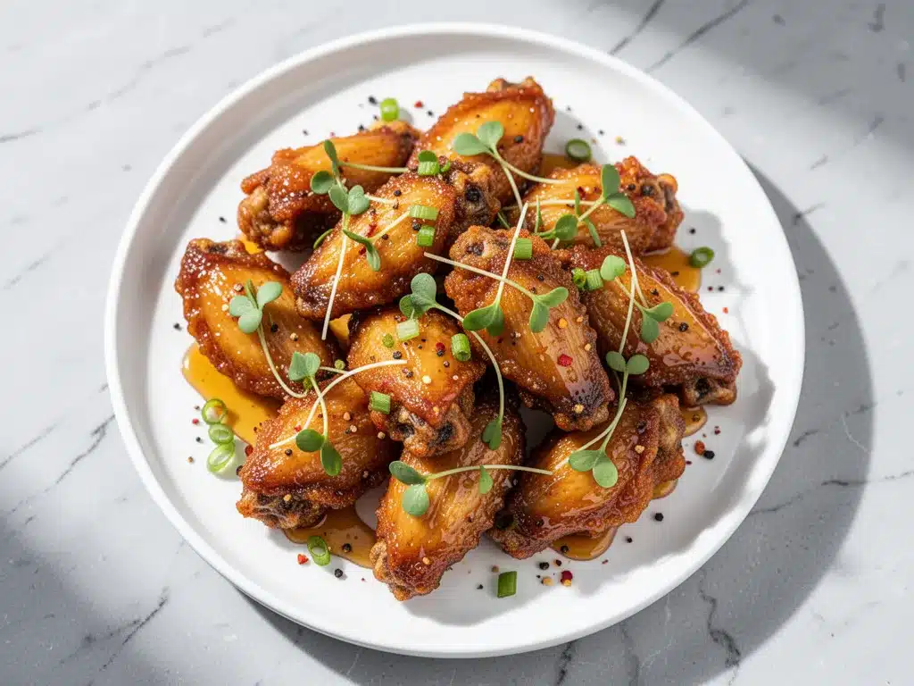 Air Fryer Chicken Wings: 20-Min Easy Honey Garlic Recipe 4 air fryer chicken wings preparation steps