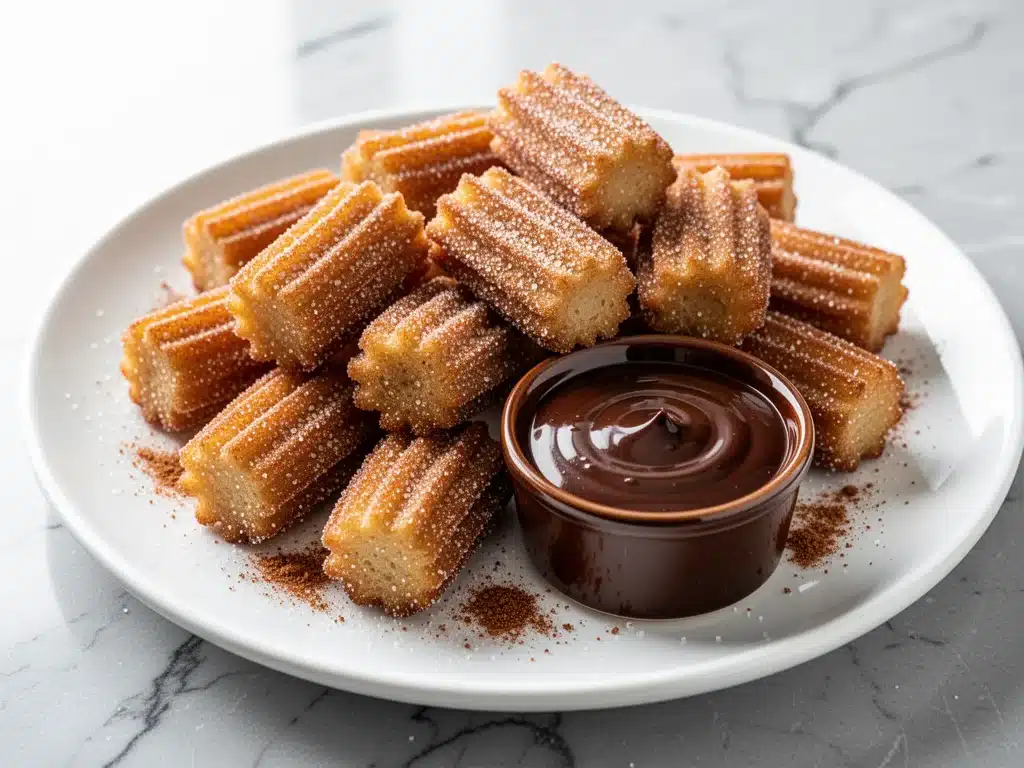 Air Fryer Cinnamon Sugar Churro Bites - featured image