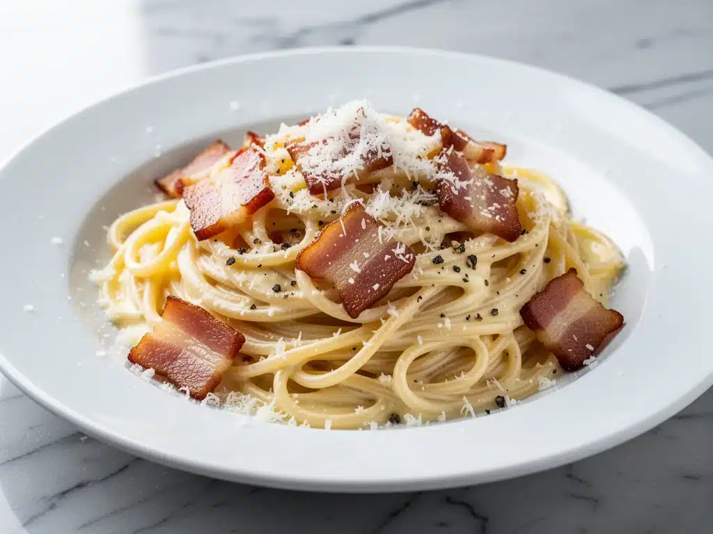 authentic Italian carbonara - featured image