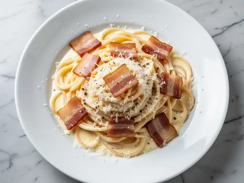 Authentic Italian Carbonara: Best Guanciale Recipe 4 authentic Italian carbonara preparation steps