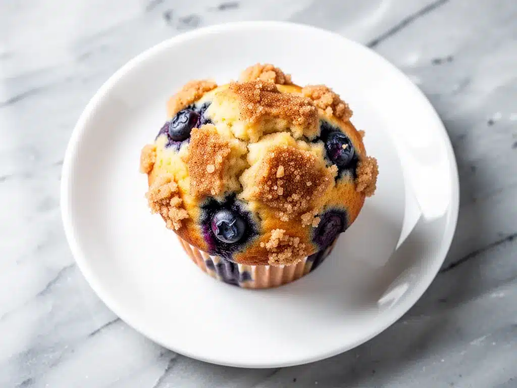 Bakery-Style Blueberry Muffins: Easy Brunch Recipe 4 bakery-style blueberry muffins preparation steps