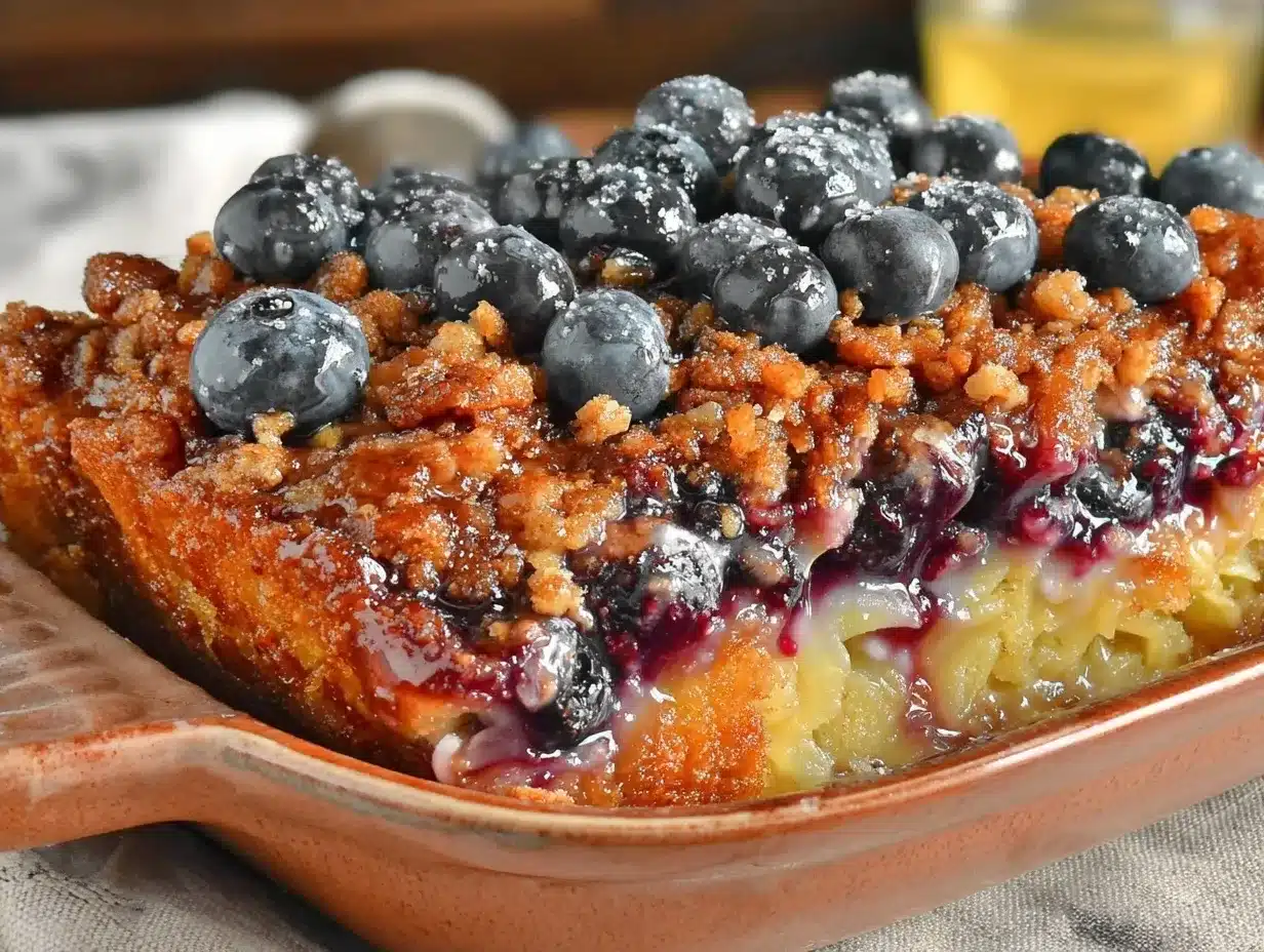 Blueberry Noodle Kugel: Easiest Breakfast Recipe 4 blueberry noodle kugel preparation steps