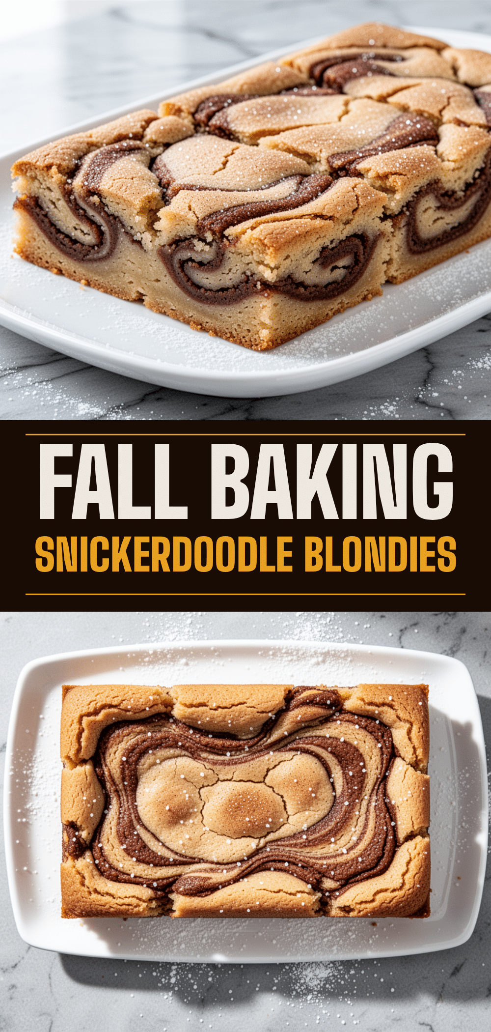 Brown Butter Snickerdoodle Blondies: 10 Best Fall Baking Recipe 5 brown butter snickerdoodle blondies recipe