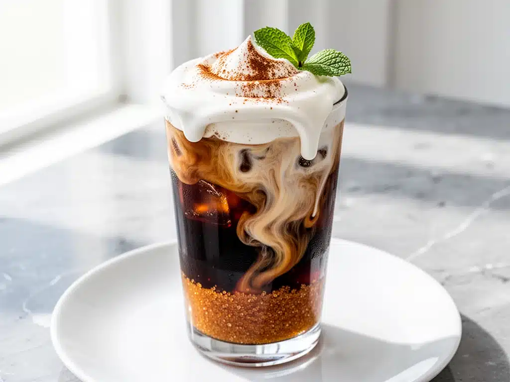 brown sugar cinnamon iced coffee - featured image