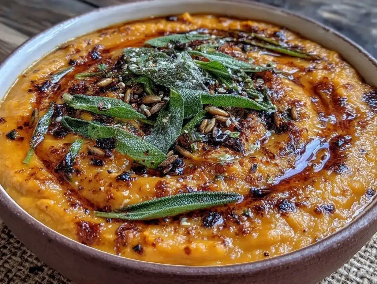Cozy Fall Butternut Squash Soup with Brown Butter Sage: Kids Love Helping 4 butternut squash soup preparation steps