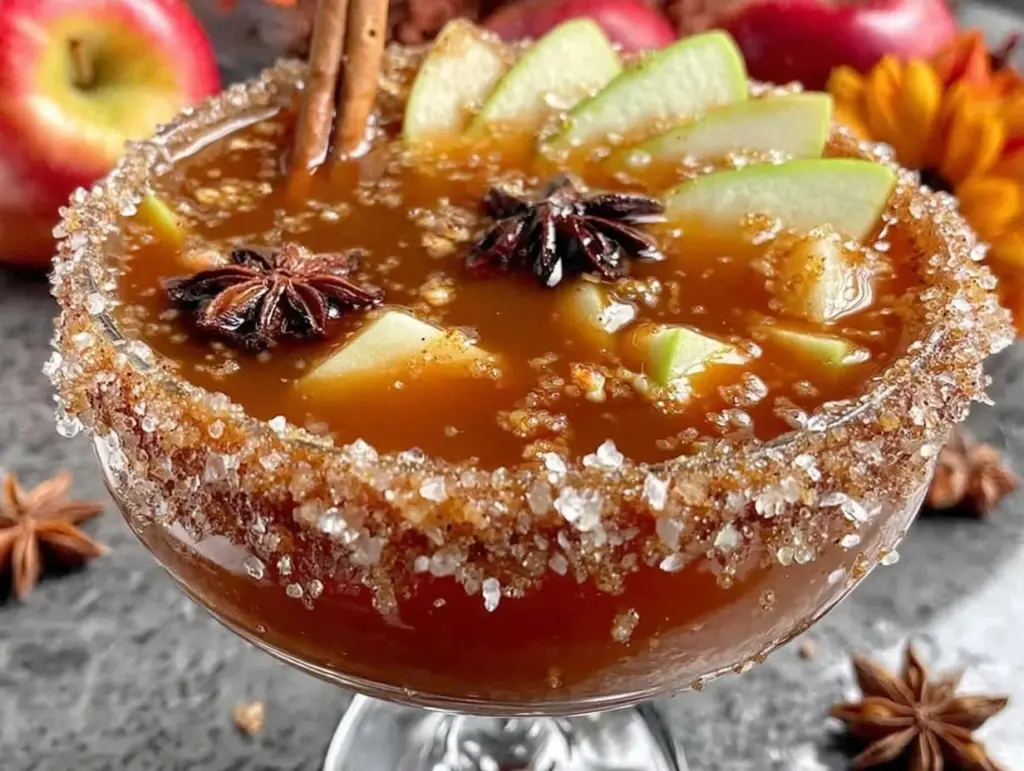 Caramel Apple Cider Sangria - featured image