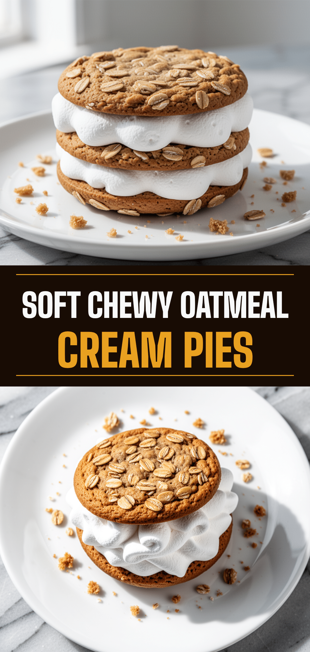 Chewy Oatmeal Cream Pies: 5 Easy Homemade Marshmallow Treats 5 chewy oatmeal cream pies recipe