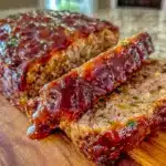 classic meatloaf with brown sugar ketchup glaze - featured image