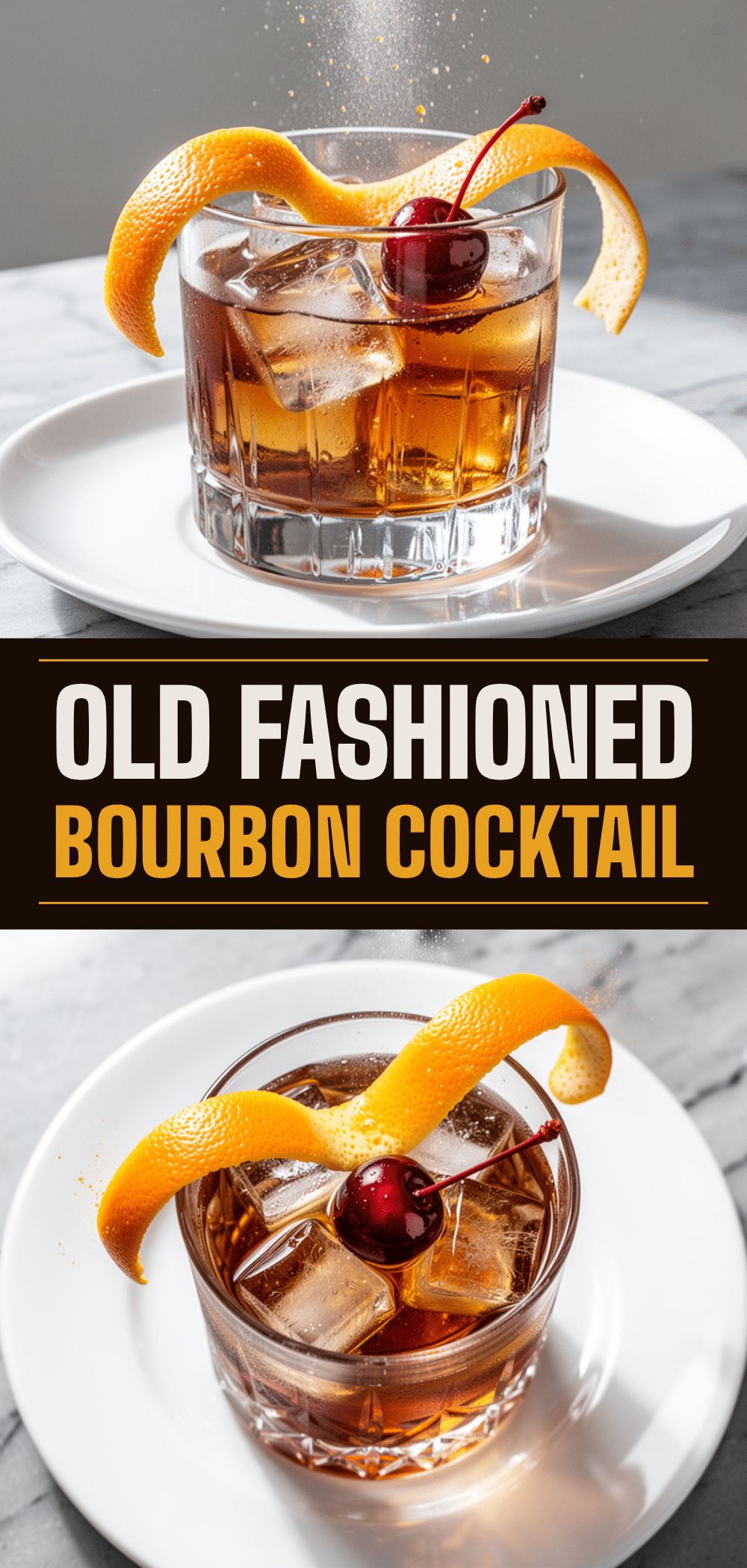 Classic Old Fashioned Cocktail: 2-Ingredient Easy Weeknight Drink 5 Classic Old Fashioned Cocktail recipe