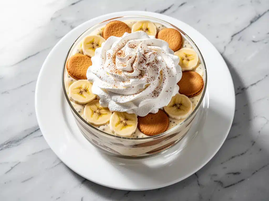 Classic Southern Banana Pudding with Vanilla Wafers 4 Classic Southern Banana Pudding preparation steps