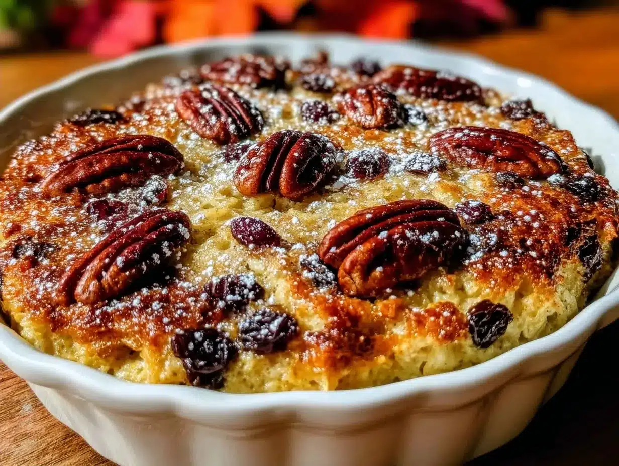 Cozy Fall Baked Oatmeal with Toasted Pecans 4 Cozy Fall Baked Oatmeal with Toasted Pecans preparation steps