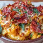 creamy pumpkin sage baked ziti - featured image