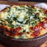 creamy spinach artichoke dip - featured image