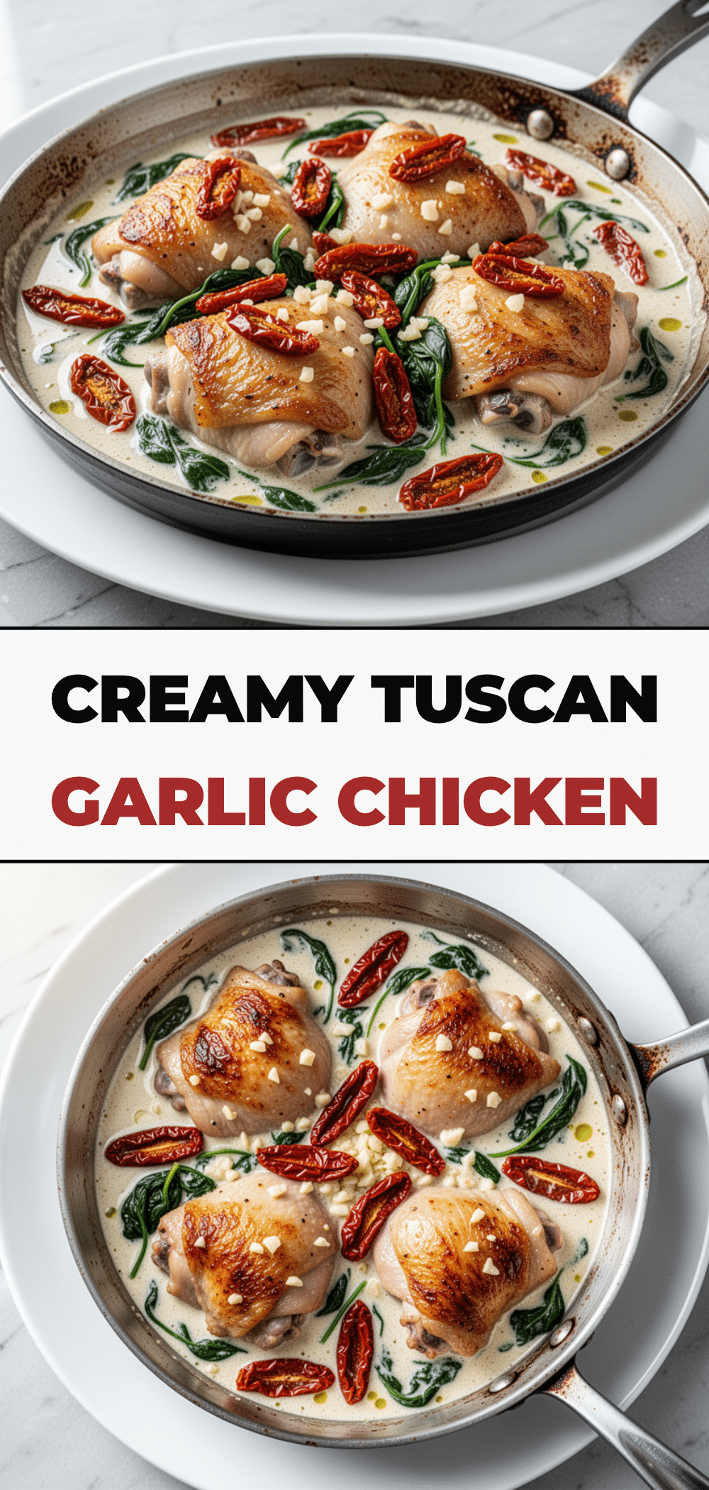 Creamy Tuscan Garlic Chicken: Best One Pan Weeknight Dinner 5 creamy tuscan garlic chicken recipe