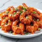 crispy air fryer bang bang shrimp - featured image