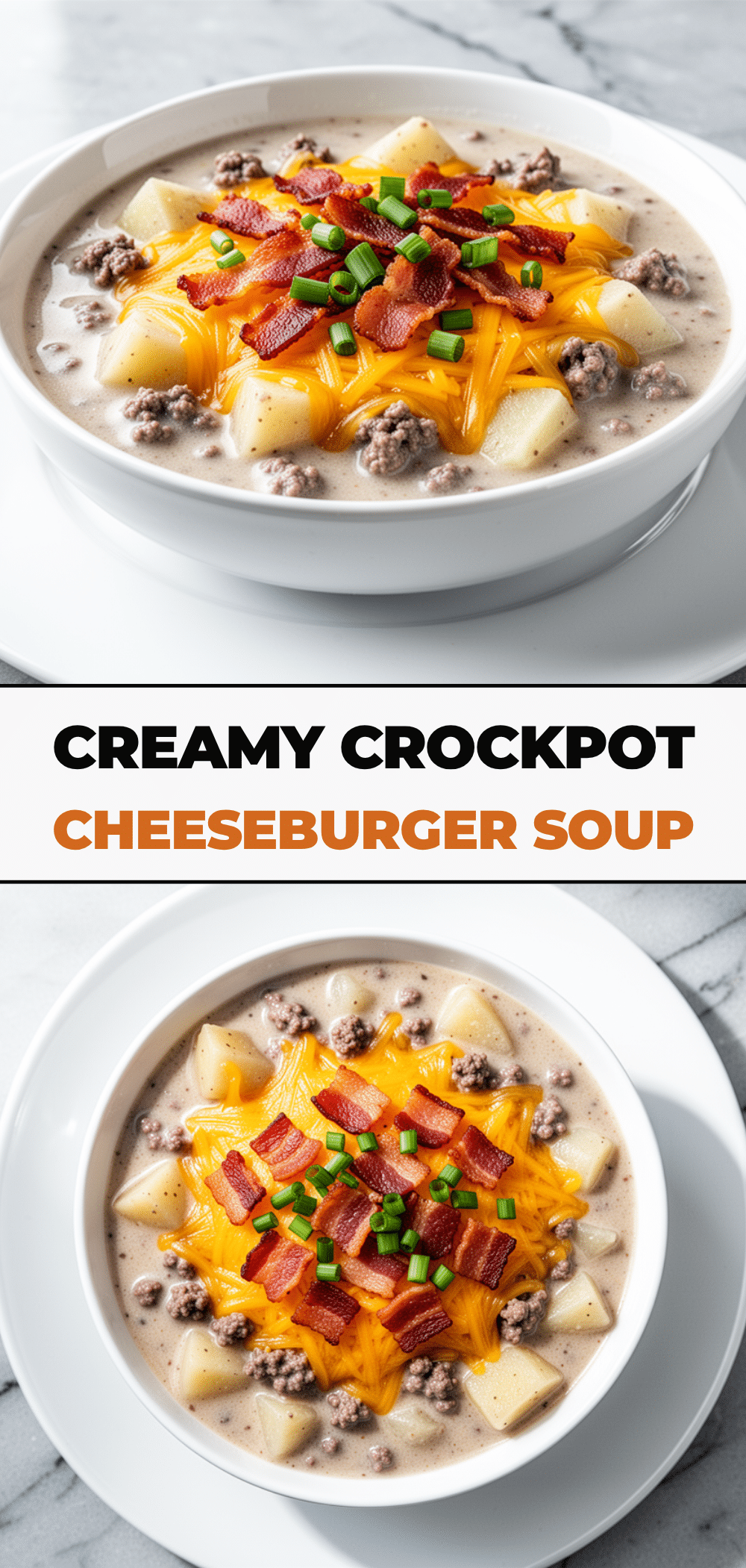 Crockpot Cheeseburger Potato Soup: 5-Ingredient Easy Recipe 5 crockpot cheeseburger potato soup recipe