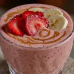dairy-free strawberry banana smoothie - featured image