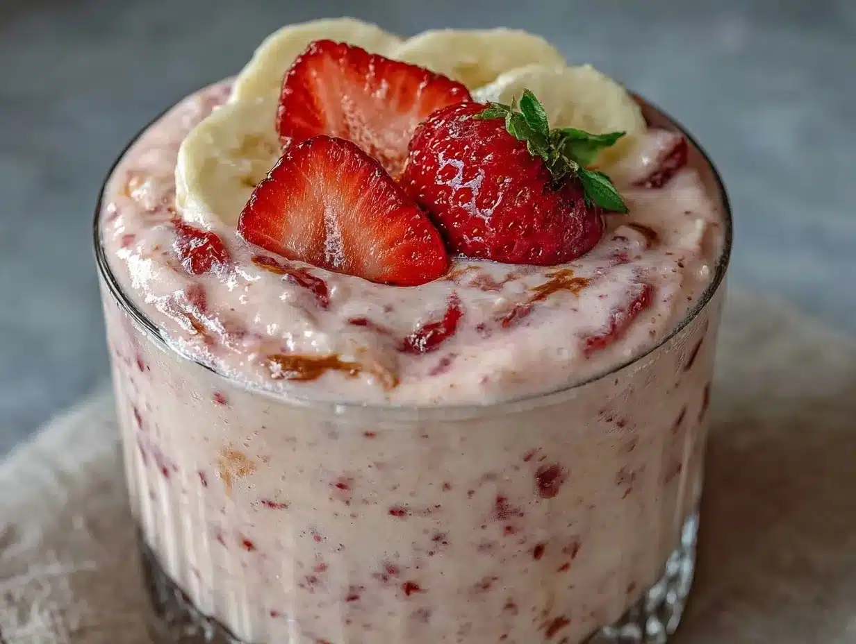 Creamy Dairy-Free Strawberry Banana Smoothie: 5-Minute Breakfast 4 dairy-free strawberry banana smoothie preparation steps