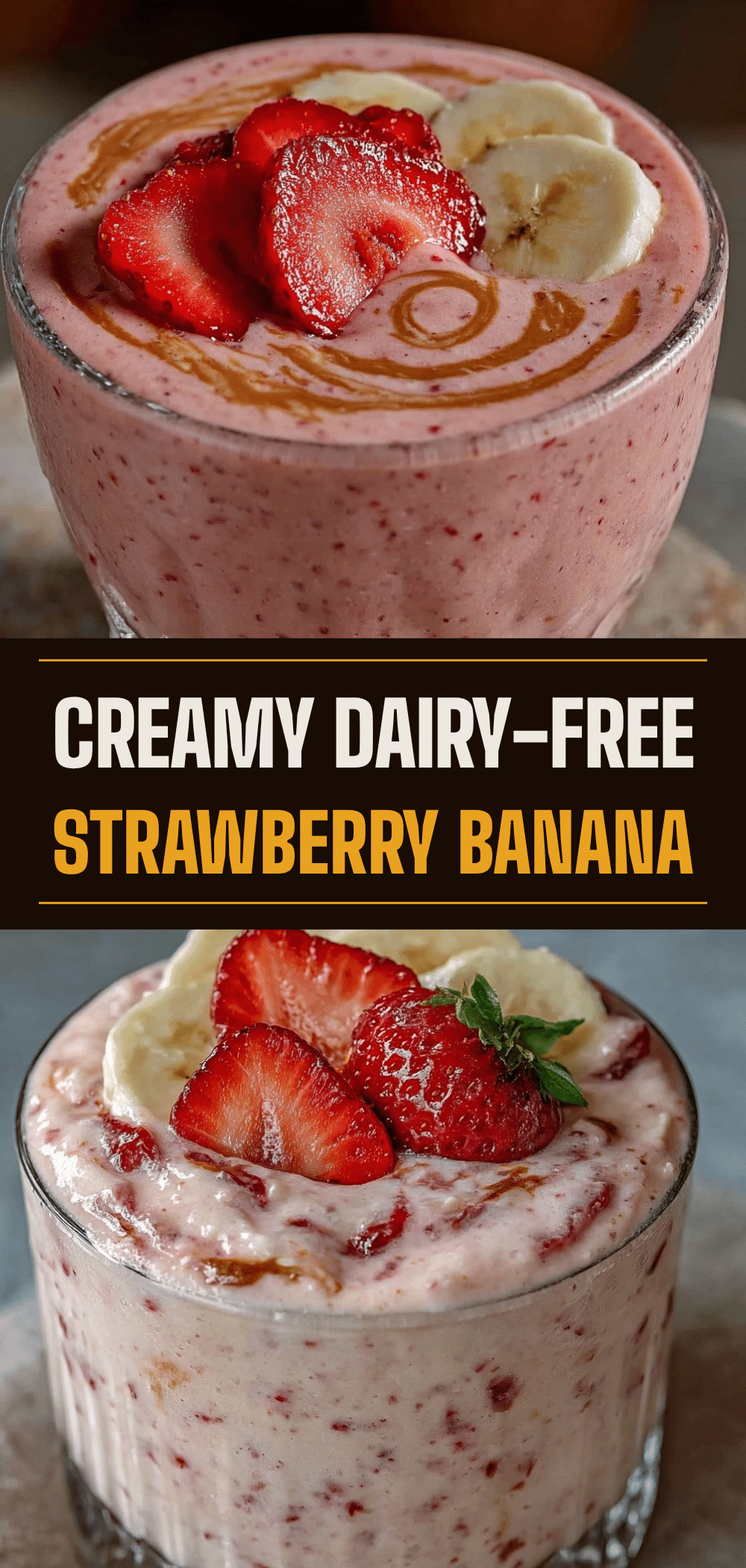Creamy Dairy-Free Strawberry Banana Smoothie: 5-Minute Breakfast 5 dairy-free strawberry banana smoothie recipe