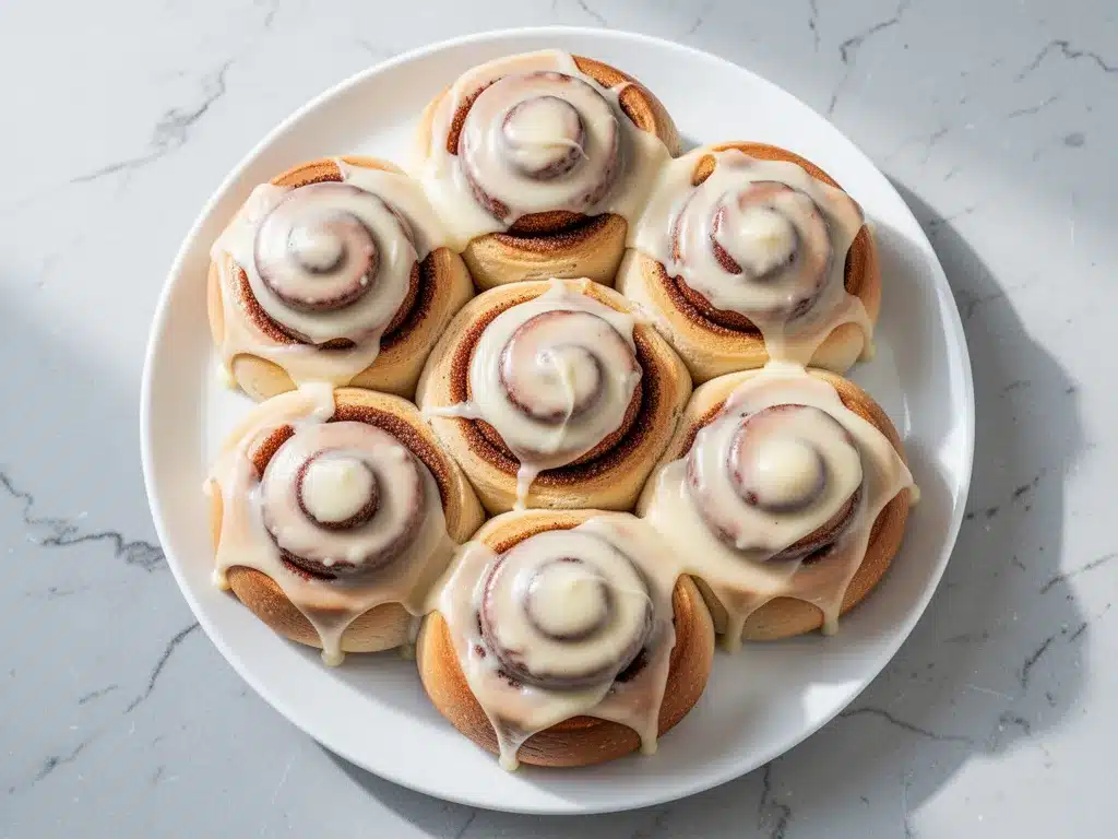 Easy Homemade Cinnamon Rolls with Cream Cheese Icing 4 easy homemade cinnamon rolls preparation steps