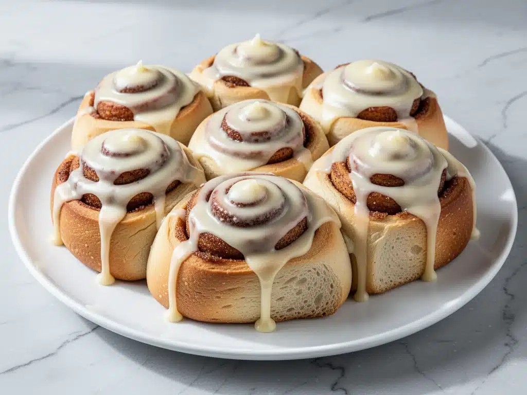 easy homemade cinnamon rolls - featured image