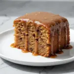 fall apple cider donut cake - featured image