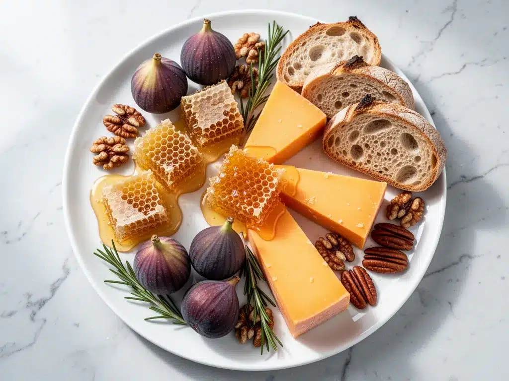 Fall Charcuterie Board: 5 Easy Honeycomb Figs & Cheddar Ideas 4 fall charcuterie board preparation steps