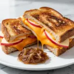 Fall Harvest Apple Cheddar Grilled Cheese - featured image