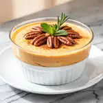 fall keto pumpkin cheesecake mousse - featured image