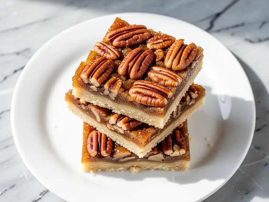 Fall Maple Pecan Pie Bars: 10 Easy Flaky Shortbread Dessert 4 Fall Maple Pecan Pie Bars preparation steps