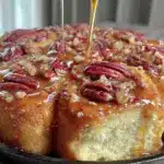 fall maple pecan sticky buns - featured image