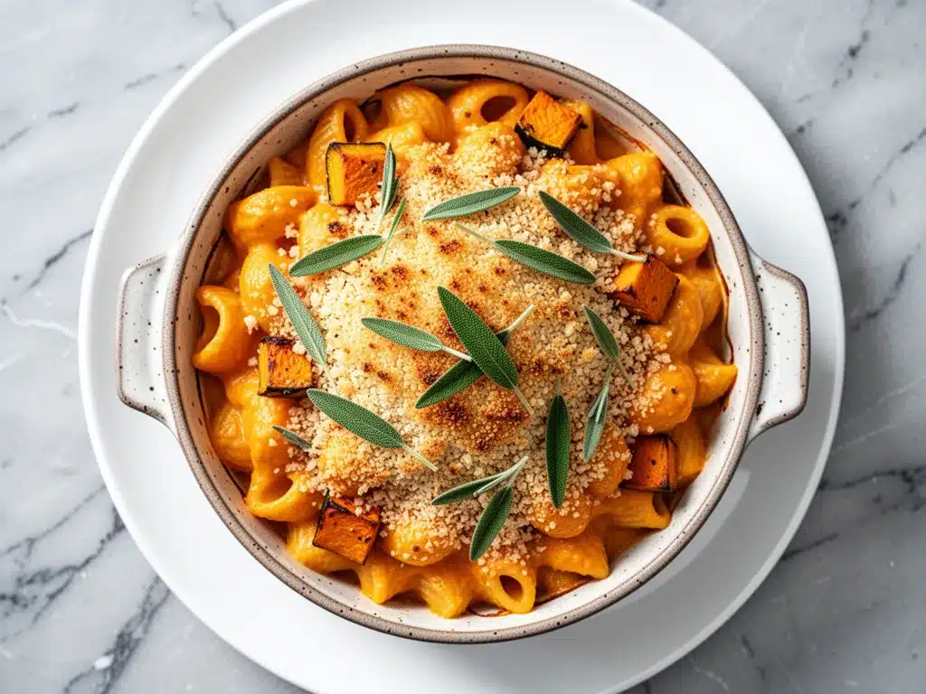 Fall Pumpkin Sage Baked Mac and Cheese: Best 30-Min Recipe 4 fall pumpkin sage baked mac and cheese preparation steps