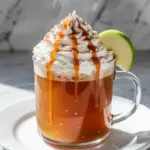 fall salted caramel apple cider - featured image