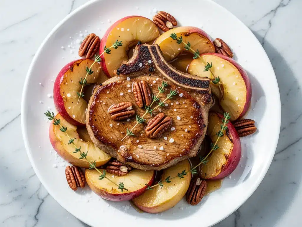Fall Sheet Pan Maple Dijon Pork Chops 4 fall sheet pan maple dijon pork chops preparation steps