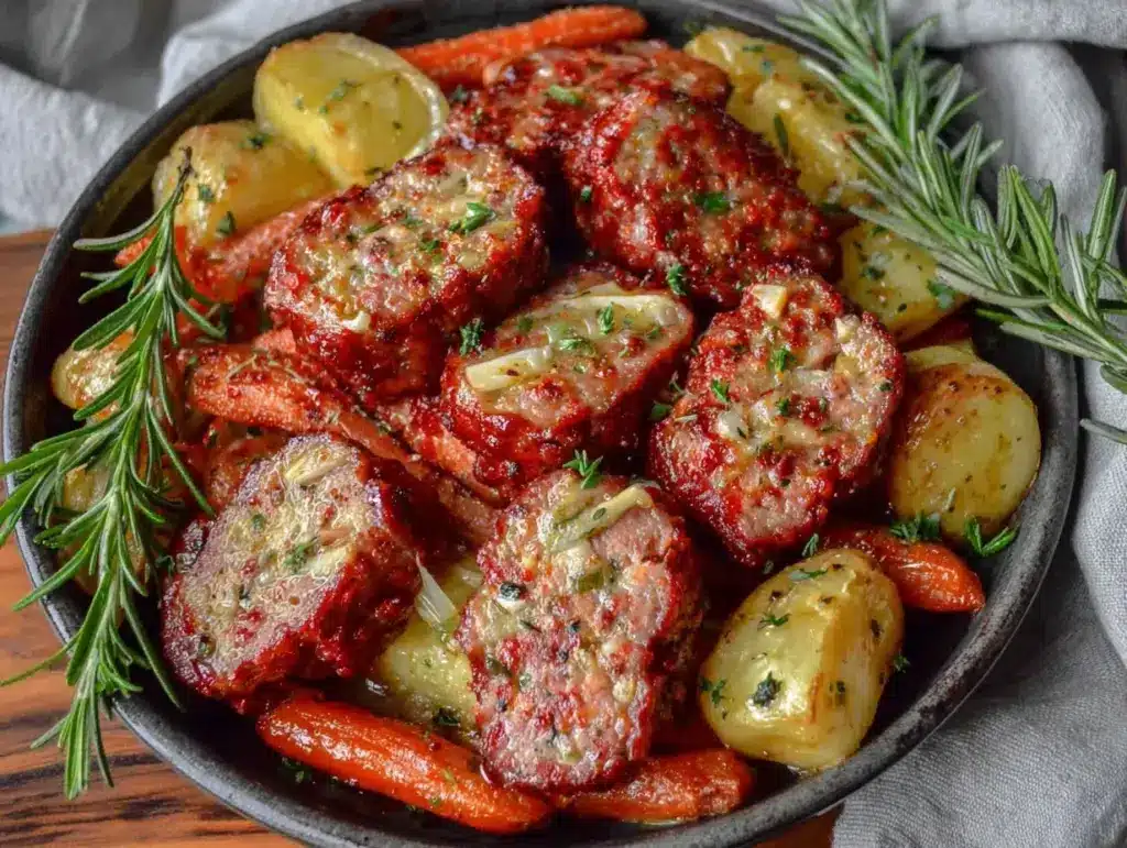 fall sheet pan sausage - featured image