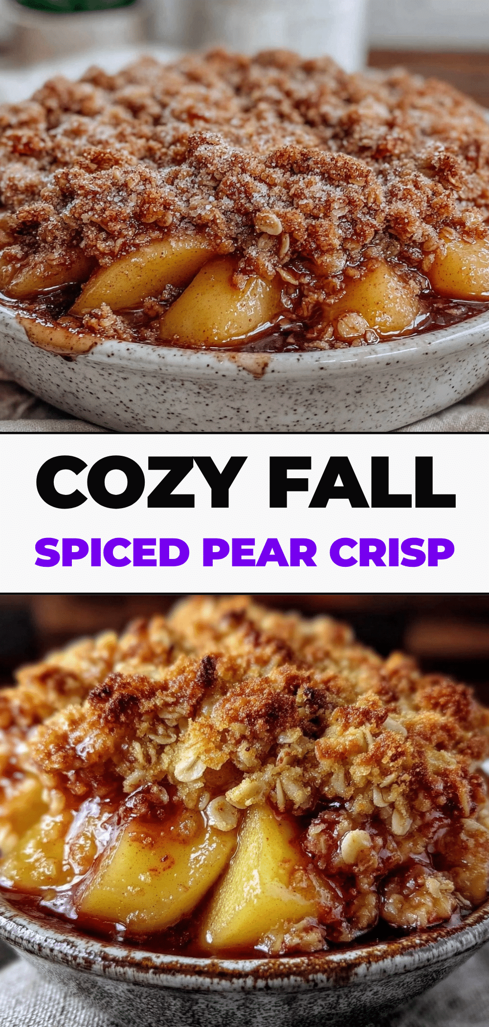 Fall Spiced Pear Crisp: Best Seasonal Recipe 5 Fall Spiced Pear Crisp recipe