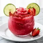 frozen strawberry margaritas - featured image