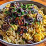 Gluten-Free Creamy Mushroom Stroganoff - featured image
