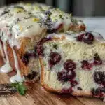 gluten-free lemon blueberry loaf - featured image