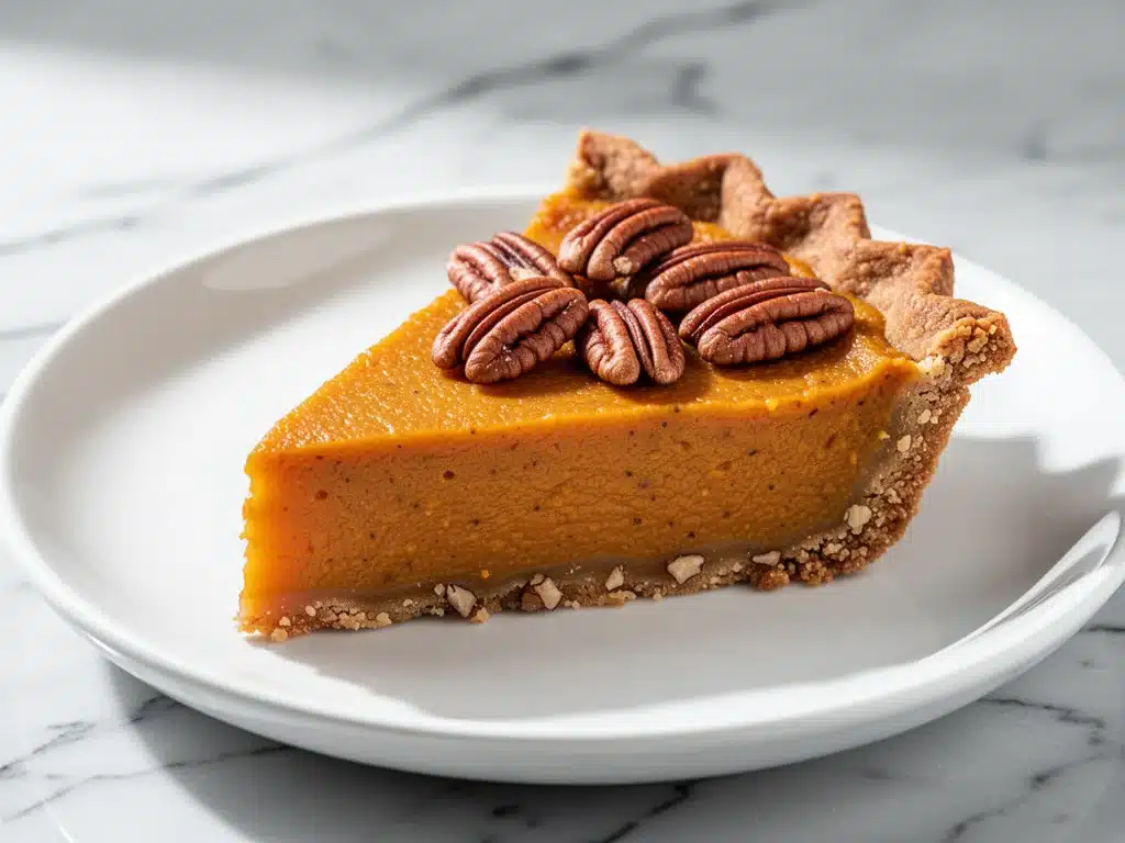gluten-free maple sweet potato pie - featured image
