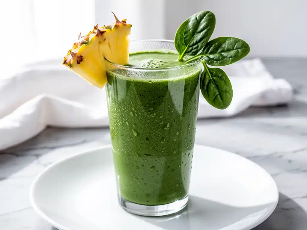 green detox smoothie - featured image