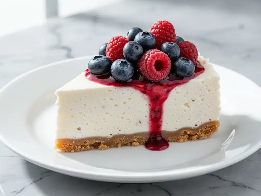 High-Protein Cottage Cheese Cheesecake - featured image