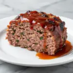 homestyle glazed meatloaf - featured image