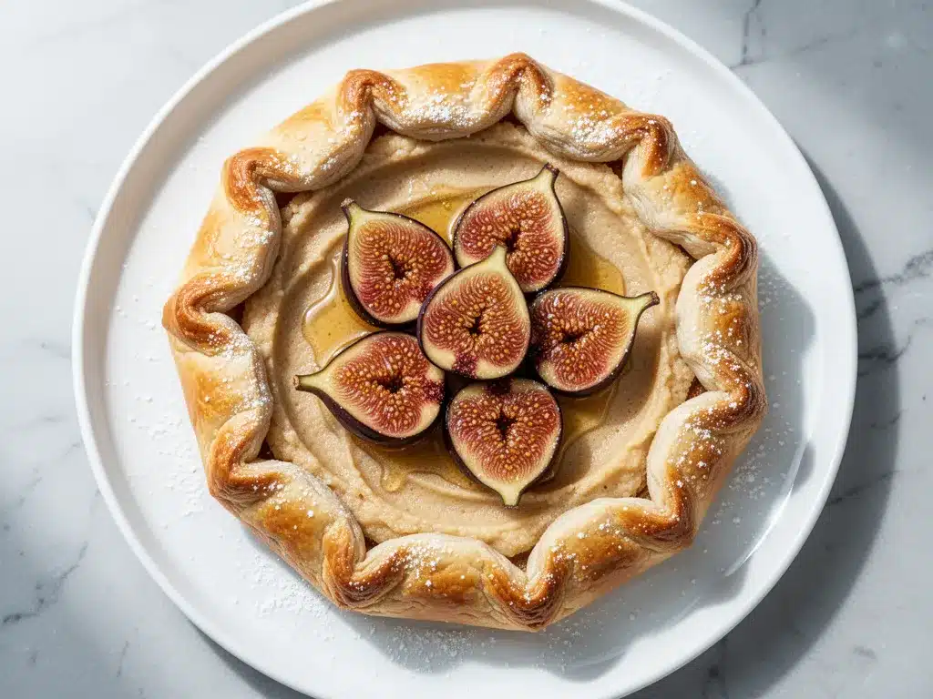 Honey Roasted Fig Galette: Easy Almond Frangipane for Sukkot 4 honey roasted fig galette preparation steps