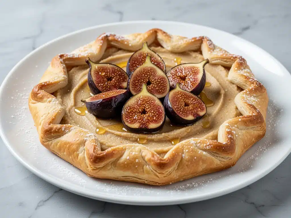 honey roasted fig galette - featured image